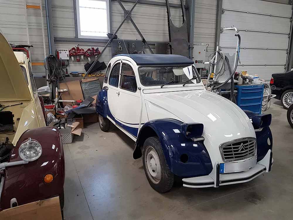 Réparation de 2 CV dans le Bassin d'Arcachon 